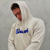 STYLED HOODIE IN BONE (ROYAL BLUE)